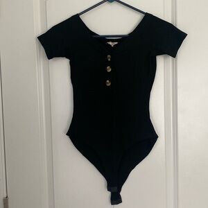 Monique Black Bodysuit